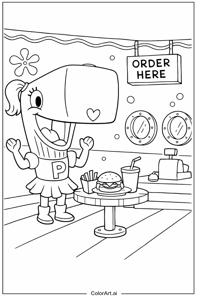 Pearl krabs Spongebob Design 3