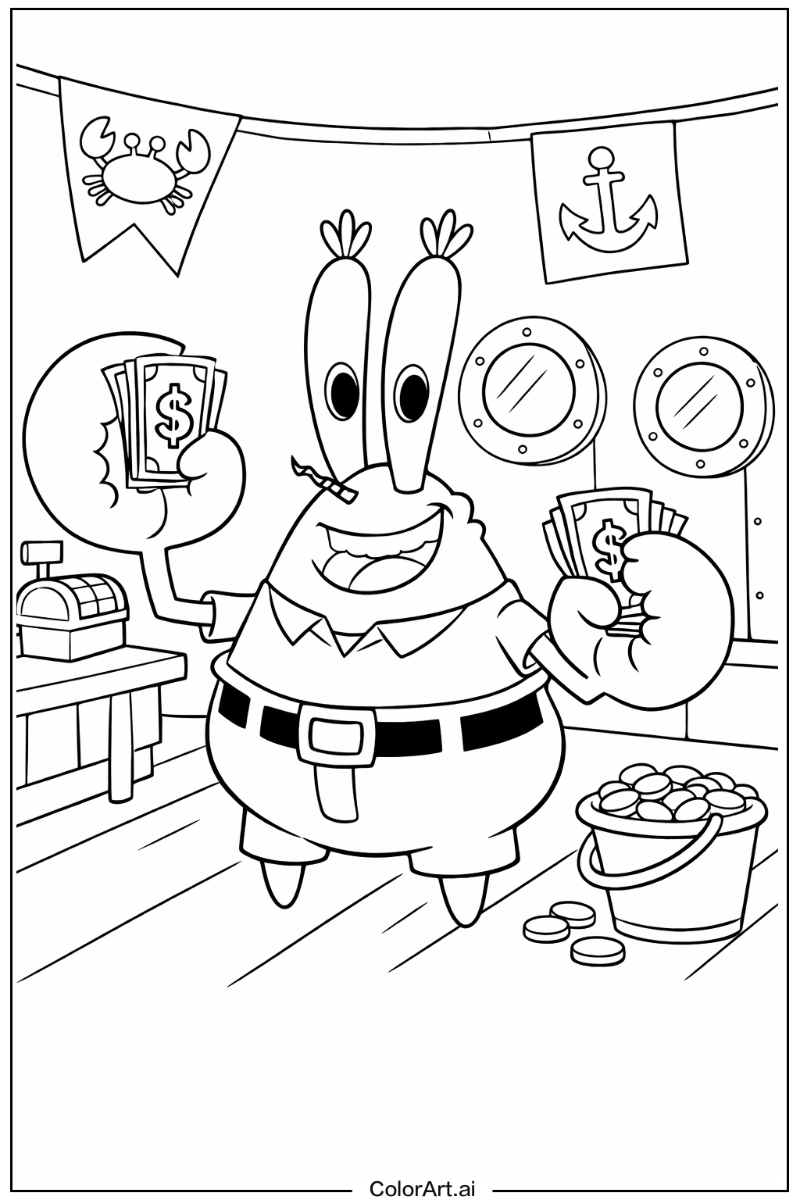 Spongebob with Mr krabs Theme 4