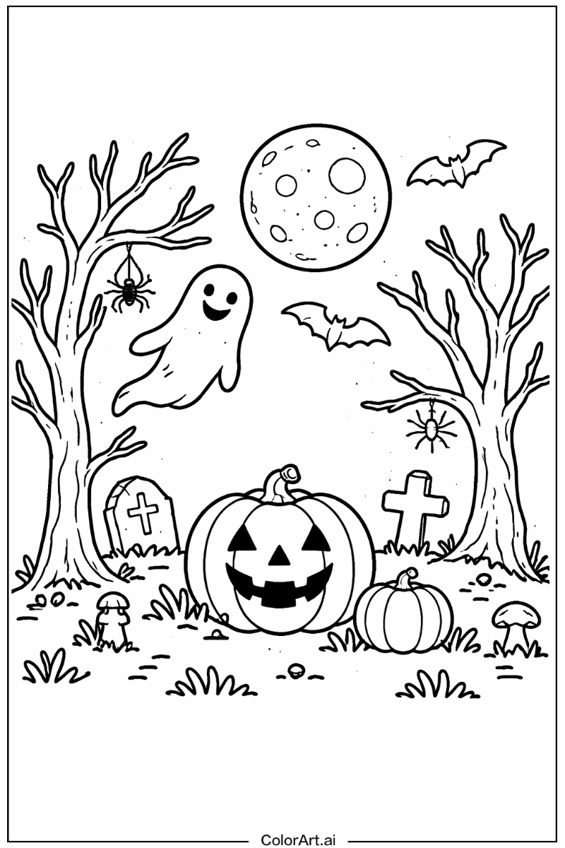 spooky halloween in Nature 3
