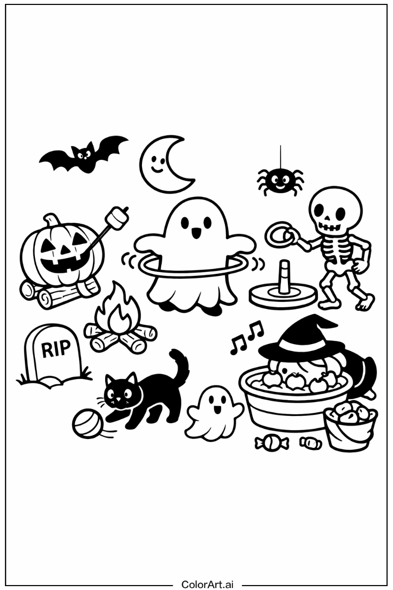 spooky halloween Having Fun 4