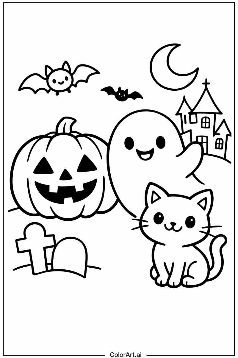 spooky halloween with Friends 5