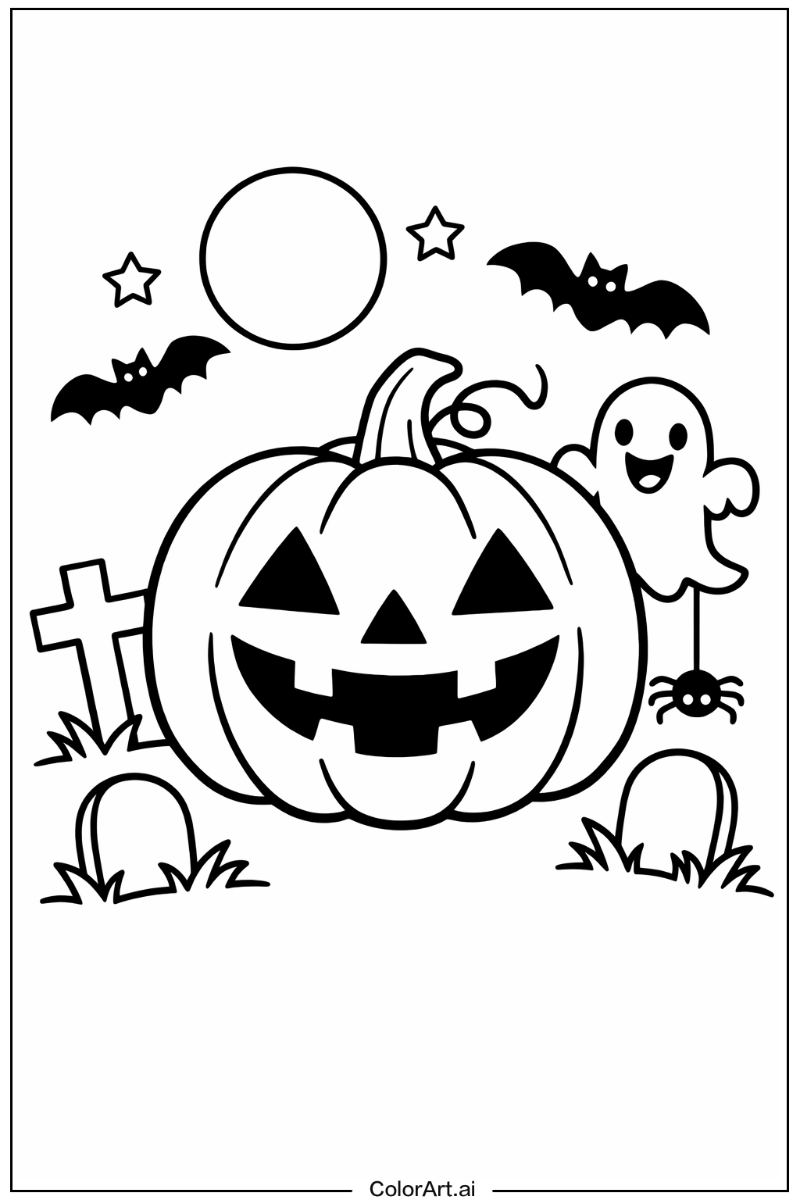 Smiling spooky halloween 5