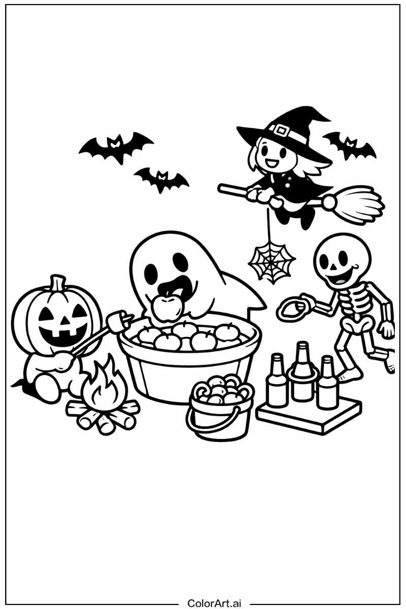 spooky halloween Having Fun 1