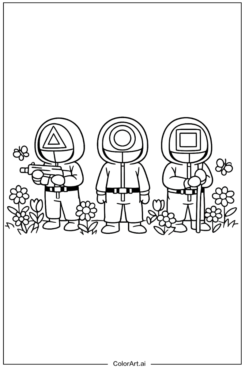 squid game in a Garden 3