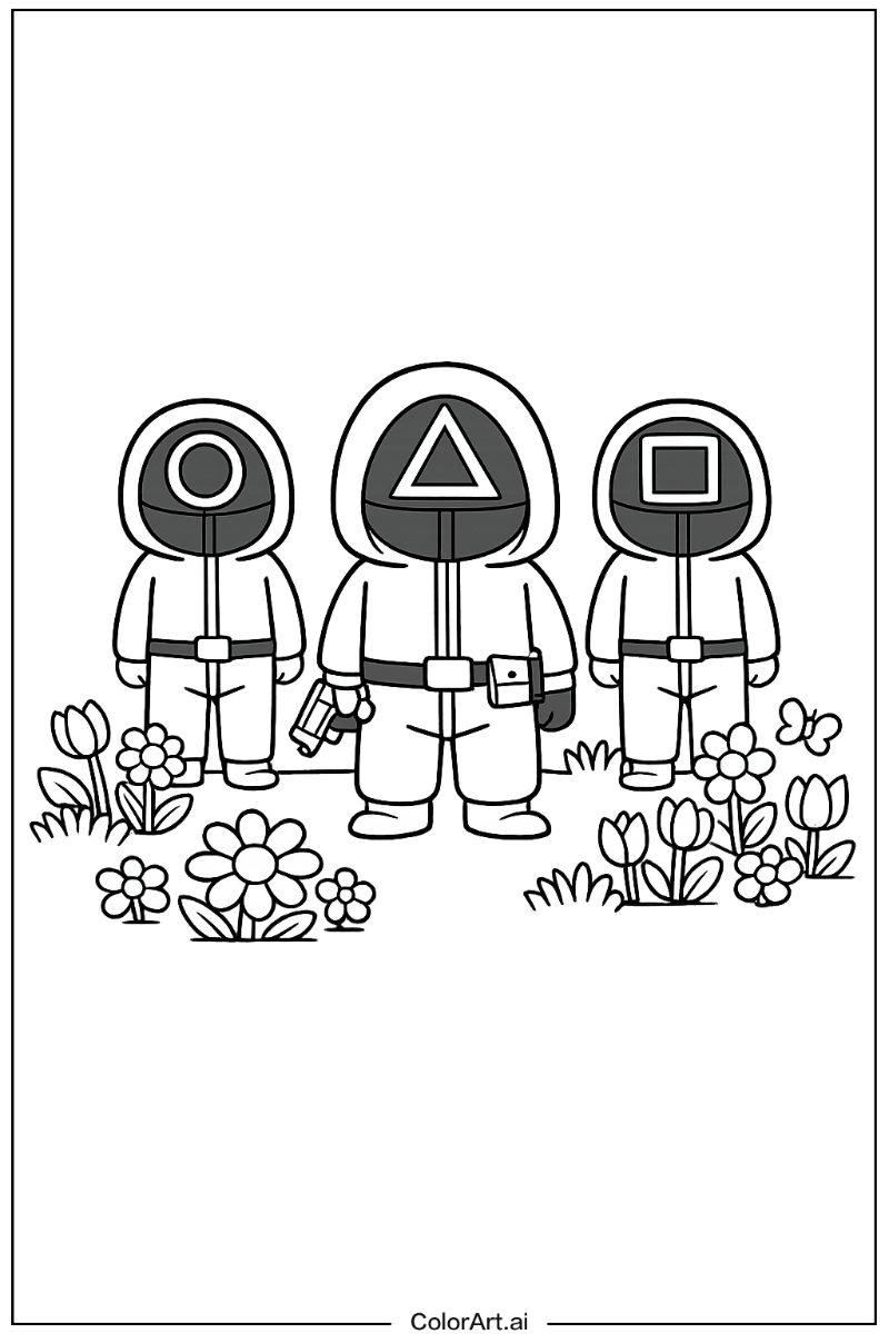 squid game in a Garden 4