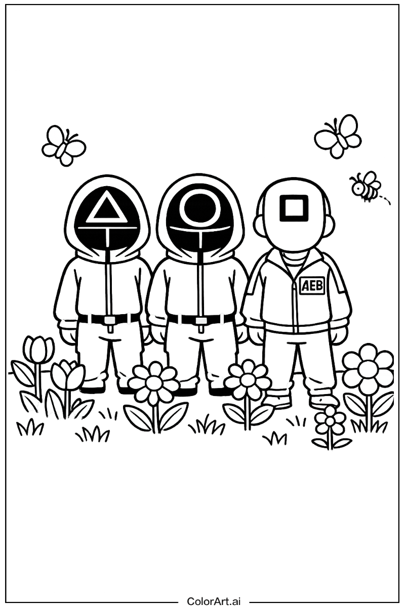 squid game in a Garden 5