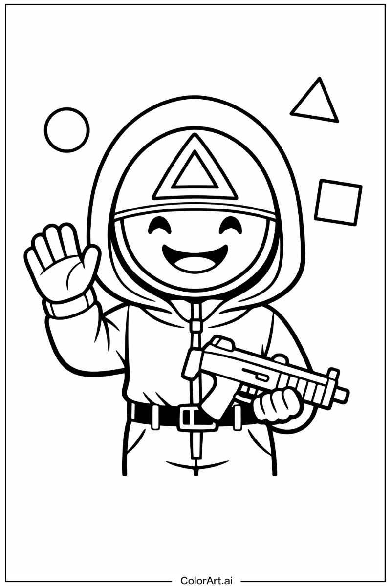 Smiling squid game 5