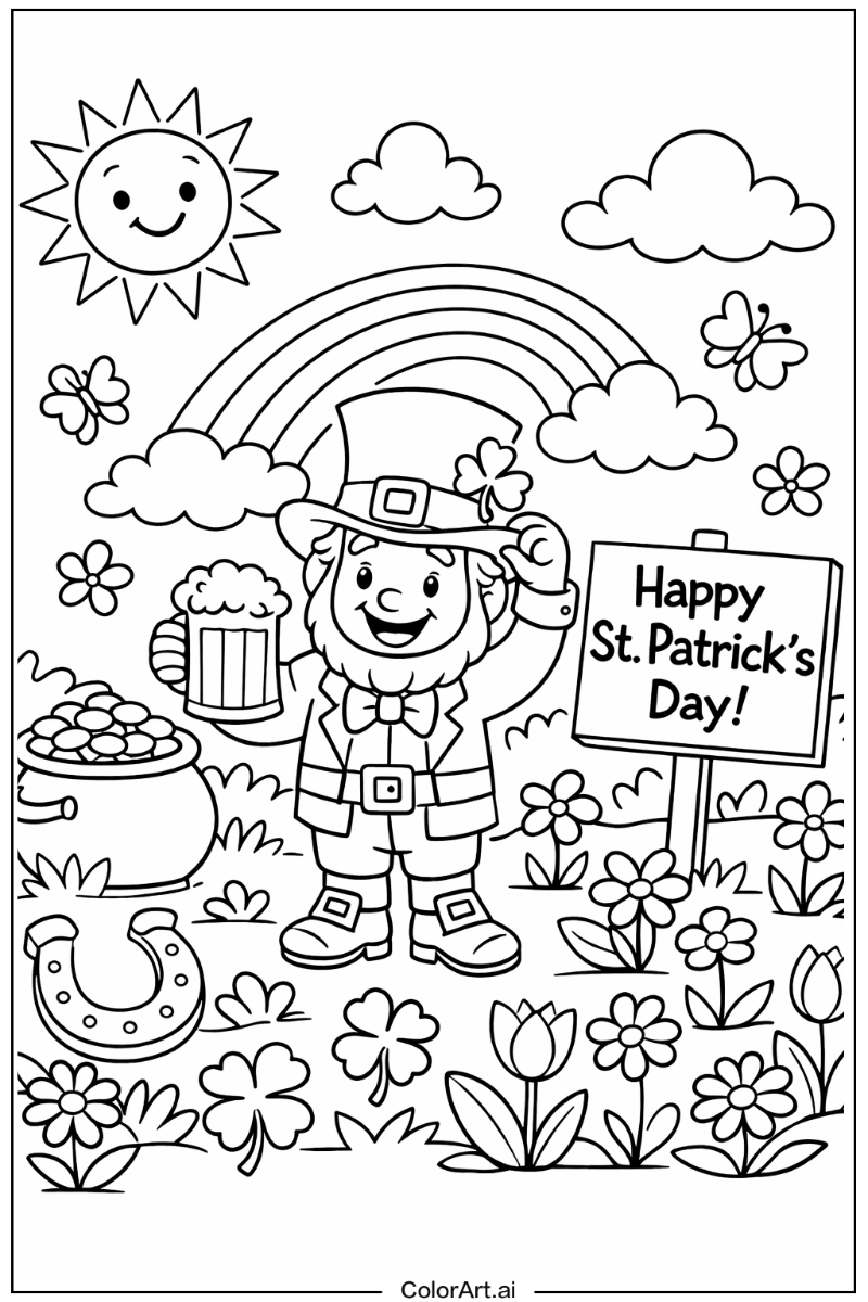 St patrick's day in a Garden 2