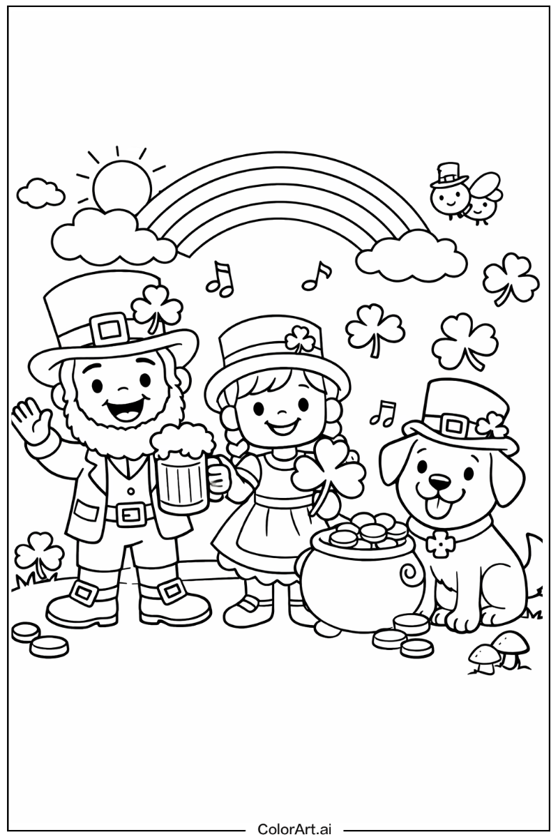 St patrick's day with Friends 2