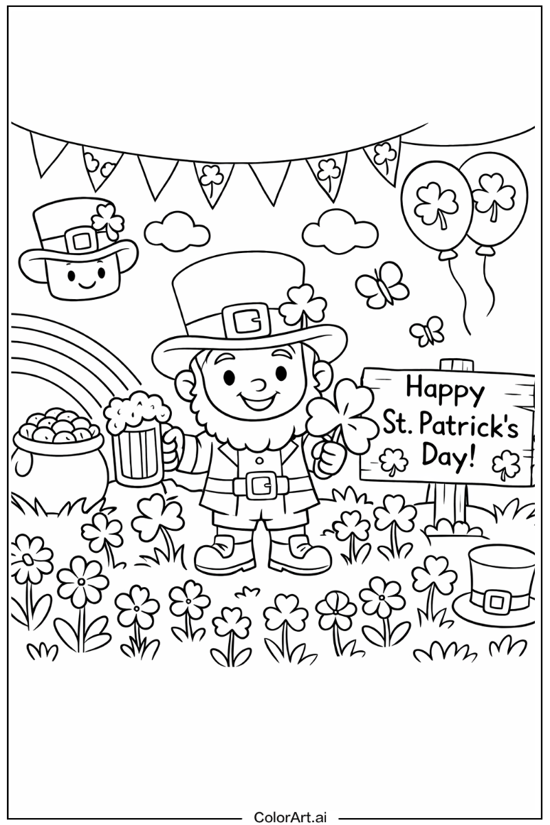 St patrick's day in a Garden 3