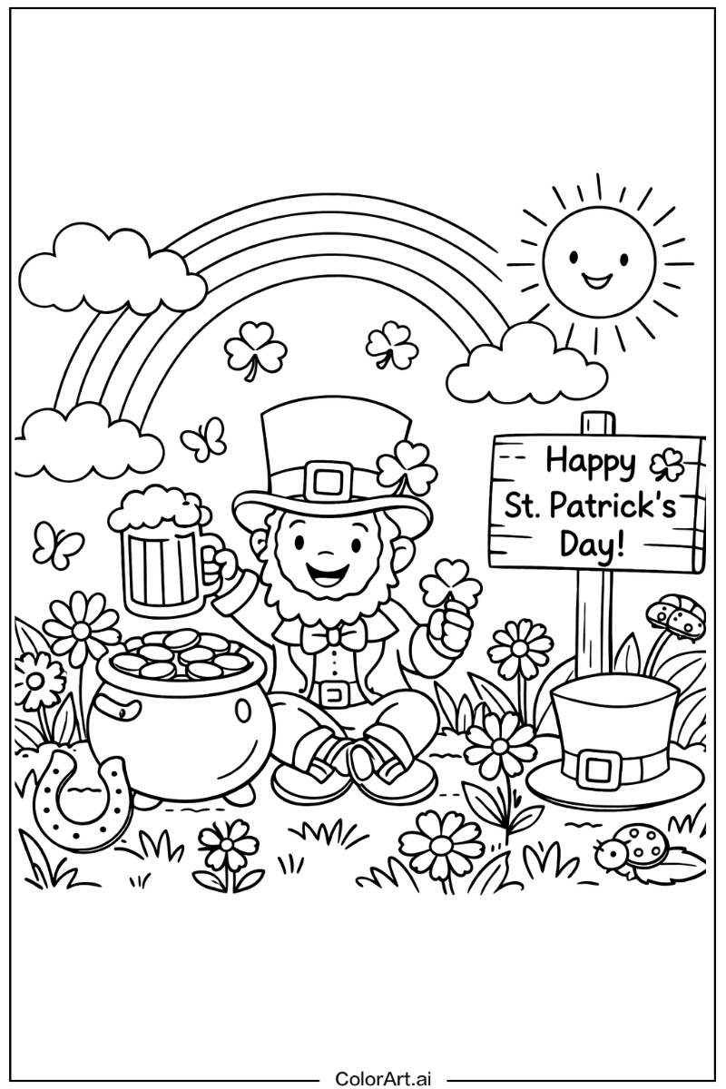 St patrick's day in a Garden 4