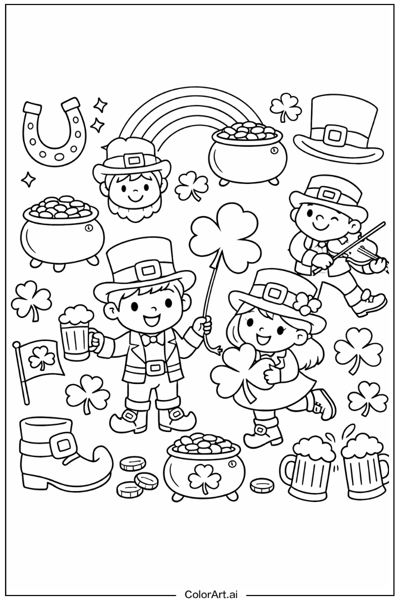 St patrick's day Having Fun 4