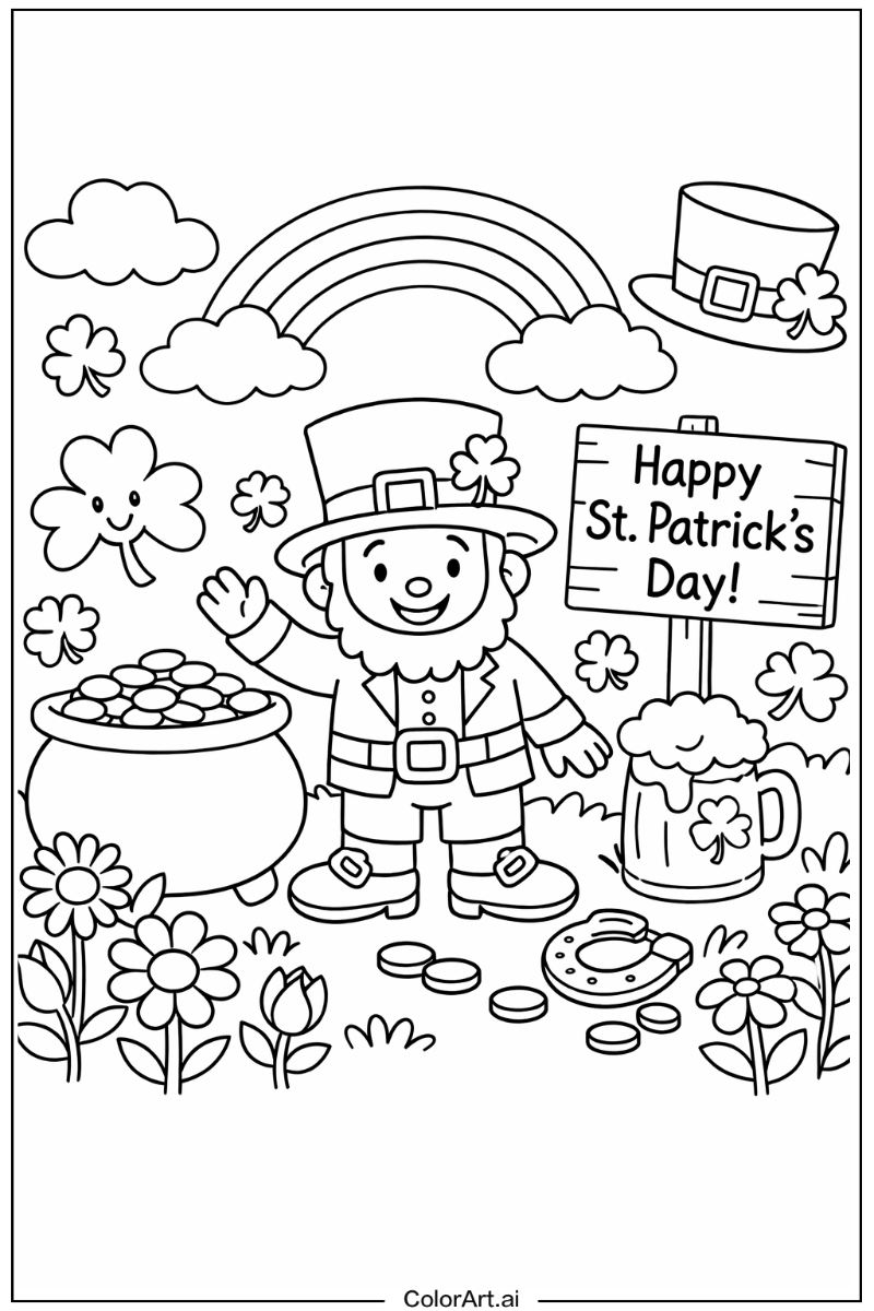 St patrick's day in a Garden 5