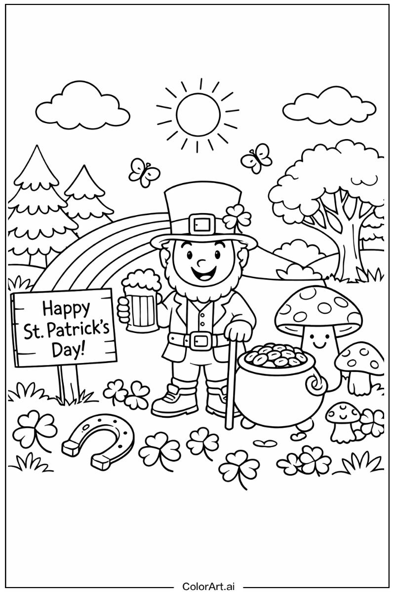 St patrick's day in Nature