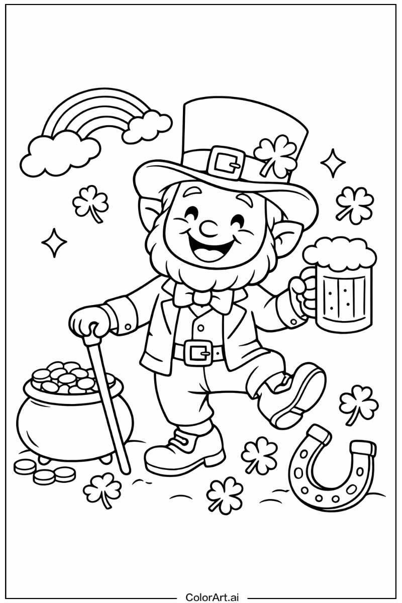 Smiling St patrick's day