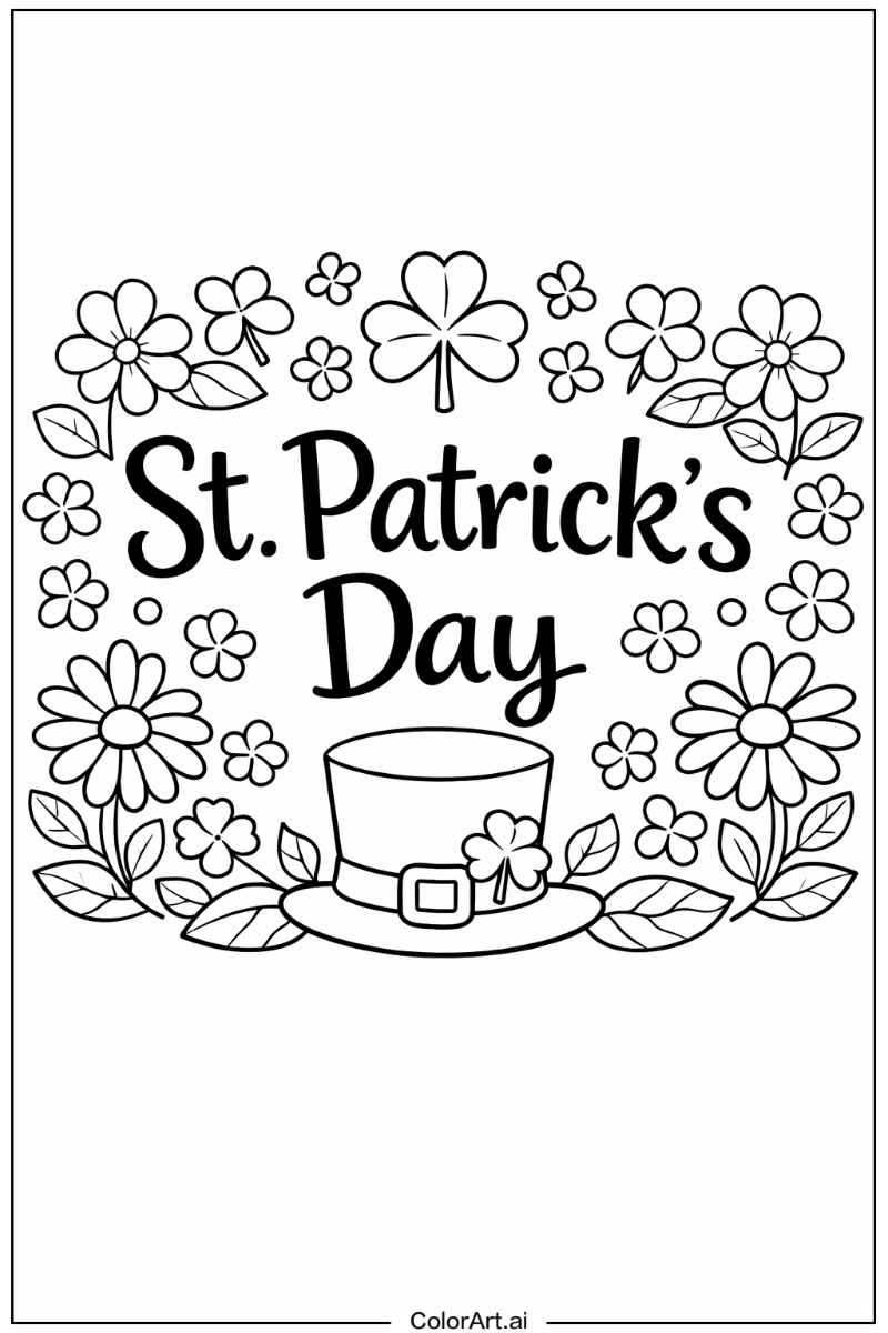 St patrick's day with Flowers