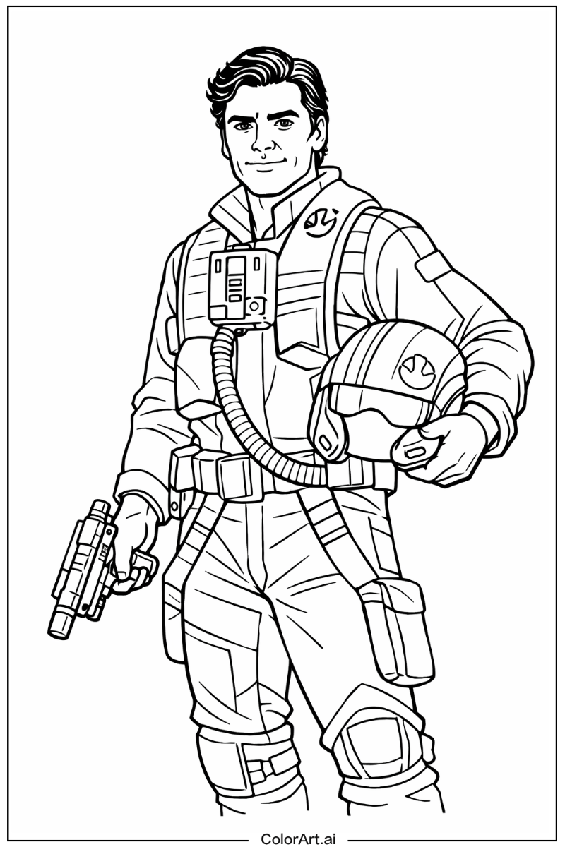 Star wars with Poe dameron Theme