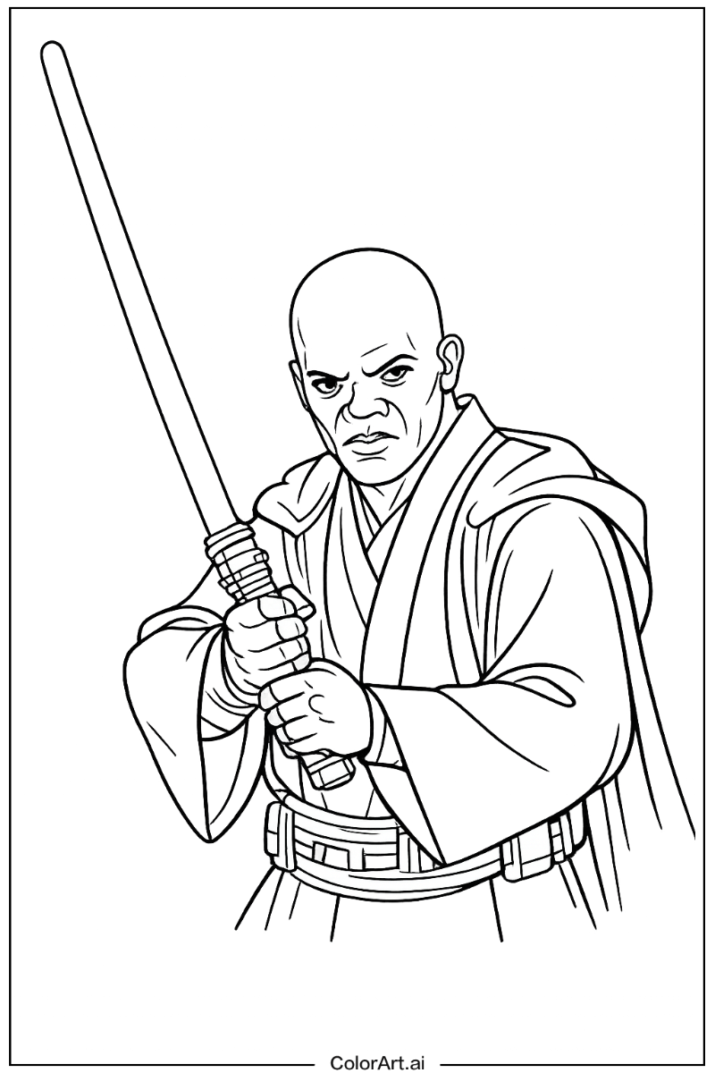 Mace windu Star wars Design