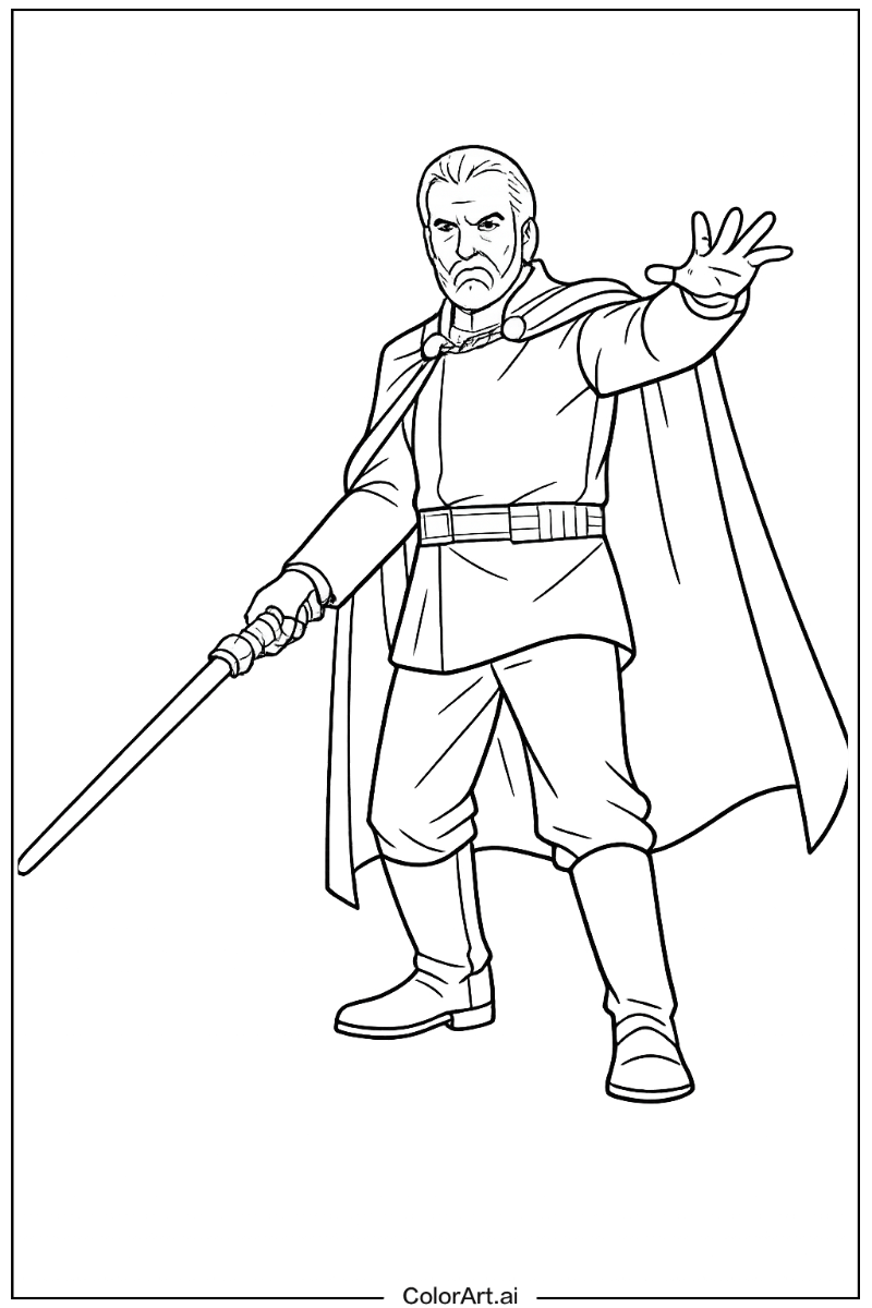 Star wars with Count dooku Theme