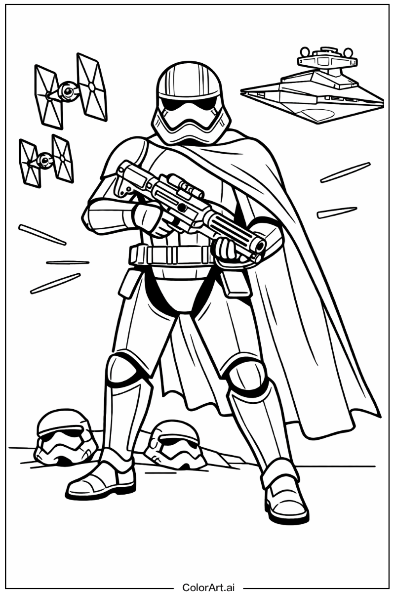 Star wars with Captain phasma Theme