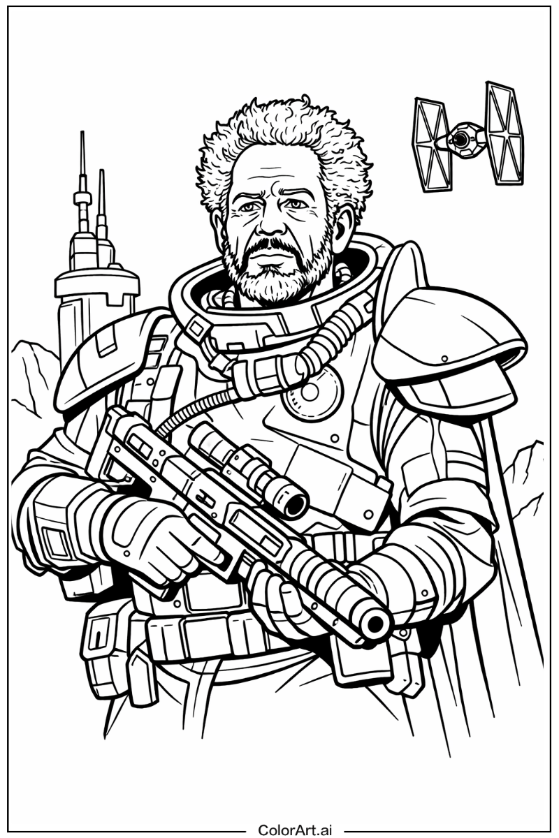 Saw gerrera Star wars Design