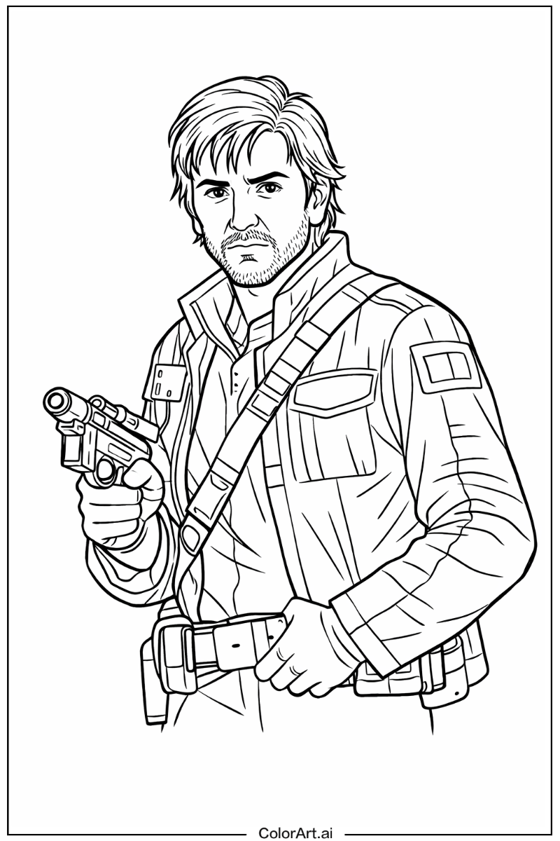 Cassian andor Star wars Scene