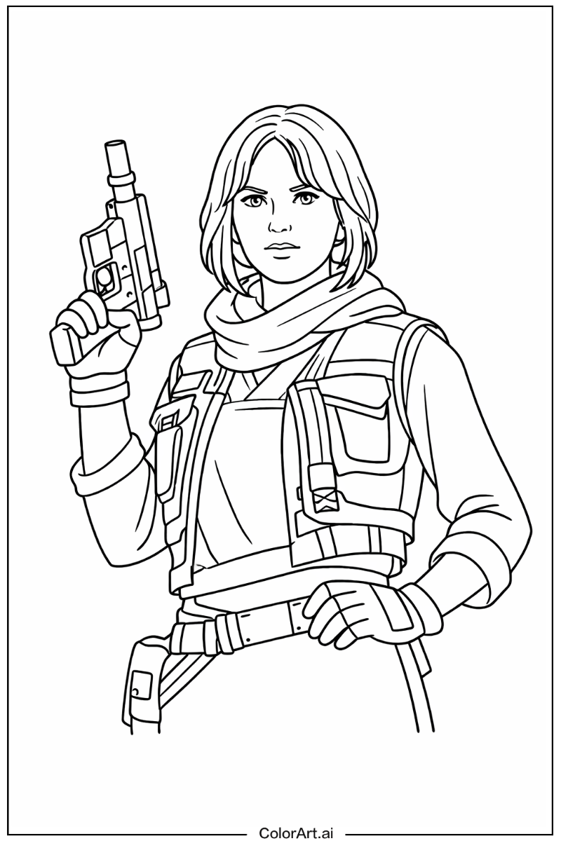 Star wars with Jyn erso Theme