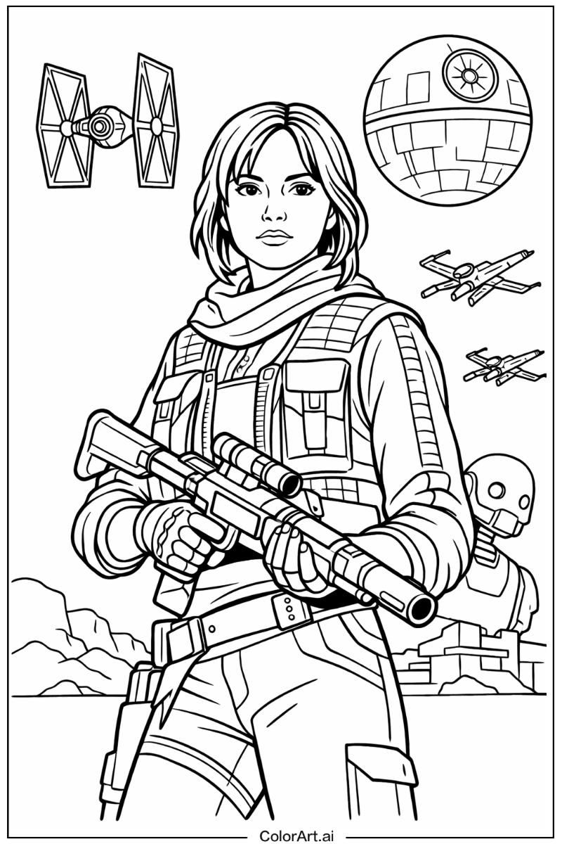 Star wars with Jyn erso Theme