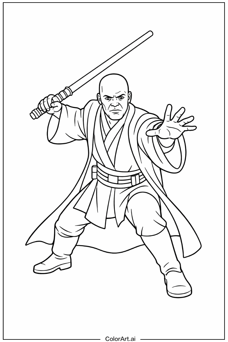 Mace windu Star wars Design 2