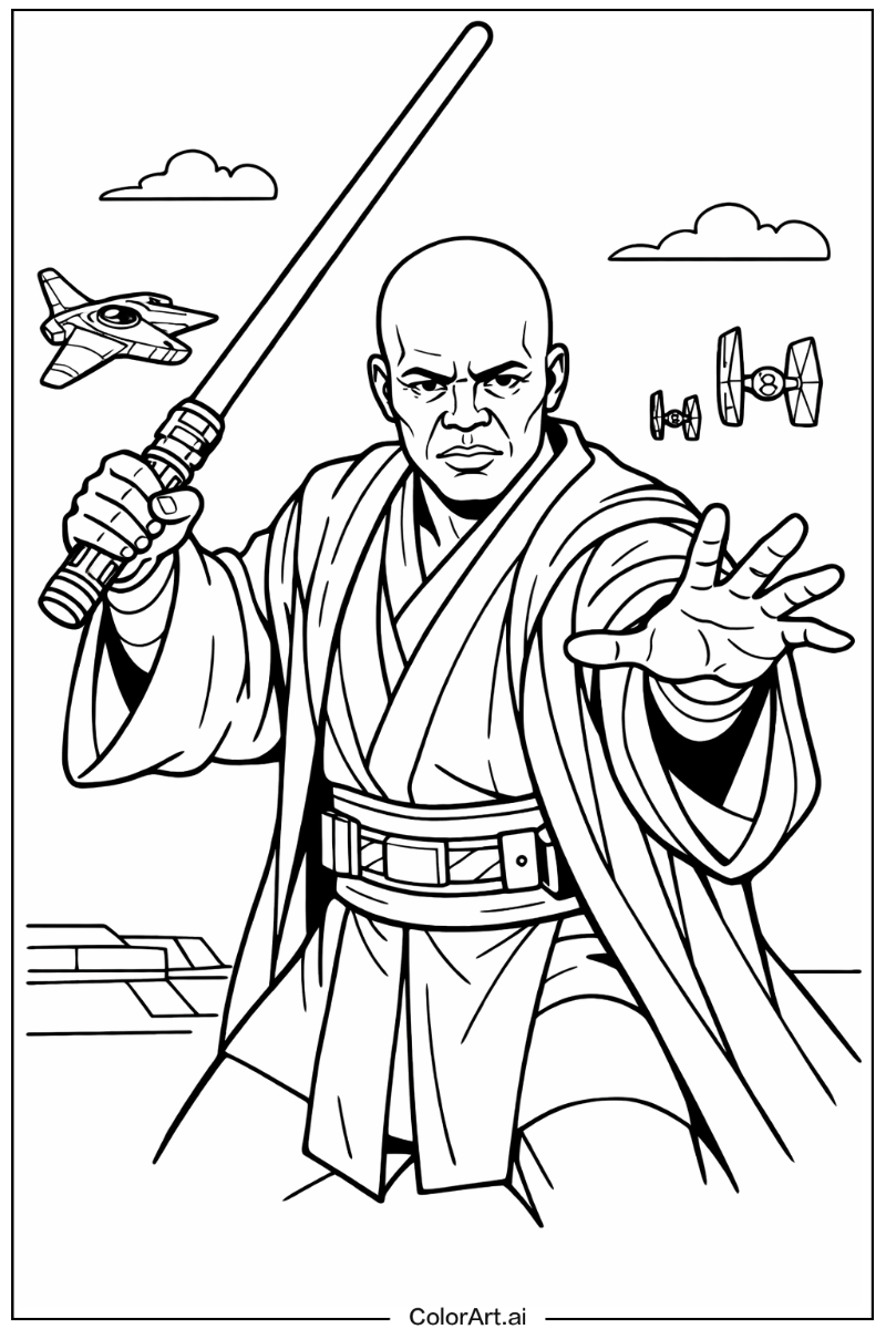 Mace windu Star wars Design 2