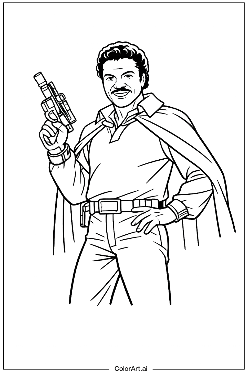 Lando calrissian Star wars Scene 2