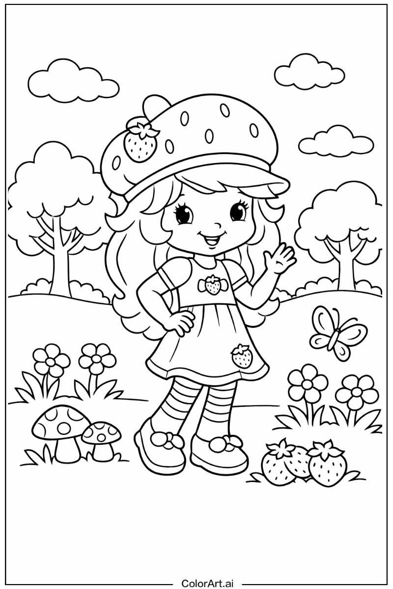Strawberry Shortcake in Nature 2