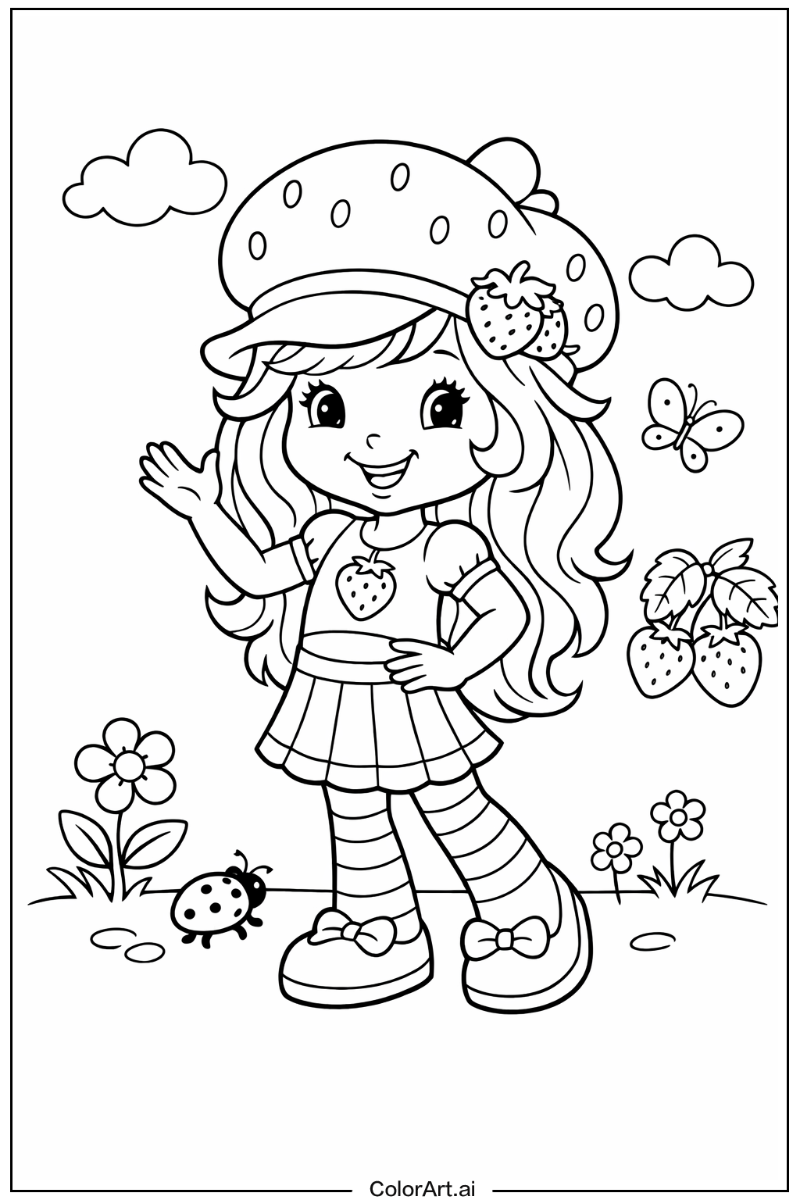 Smiling Strawberry Shortcake 2
