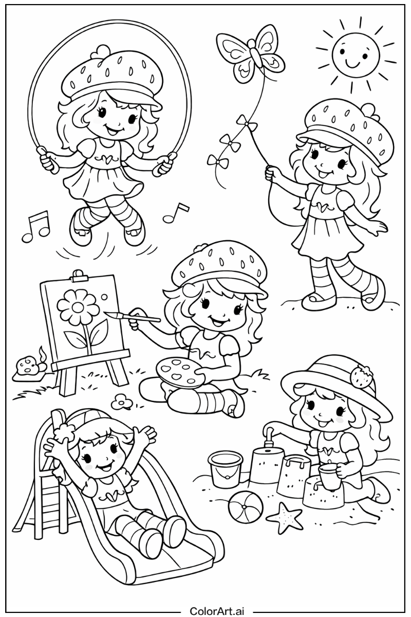 Strawberry Shortcake Having Fun 2