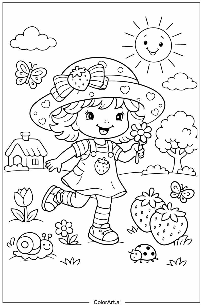 Strawberry Shortcake Playing Outside 3