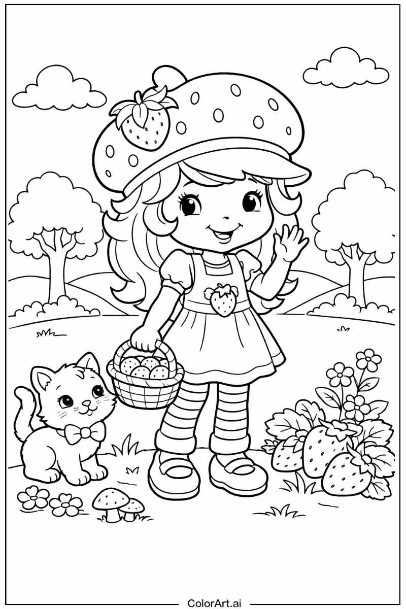 Strawberry Shortcake in Nature 3