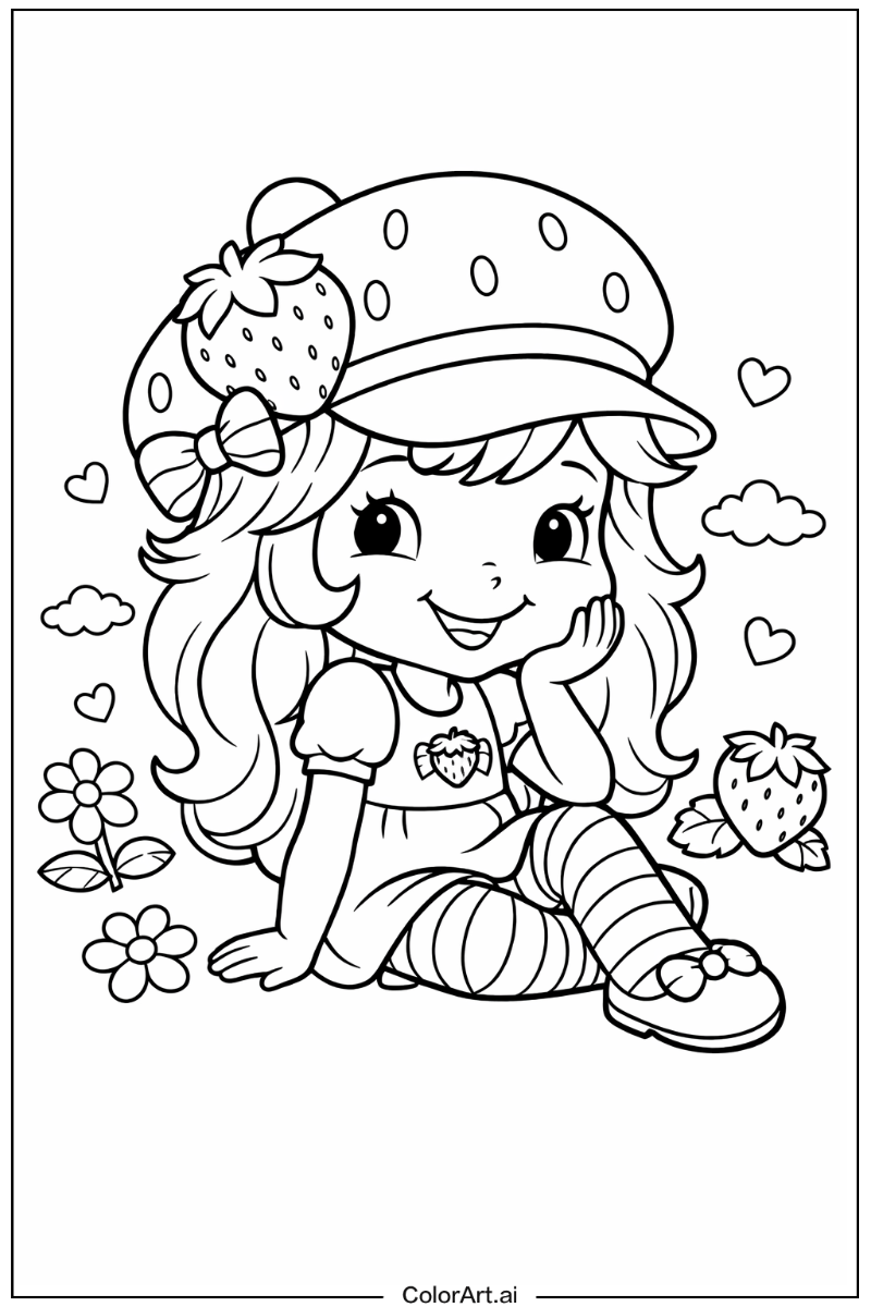 Smiling Strawberry Shortcake 3