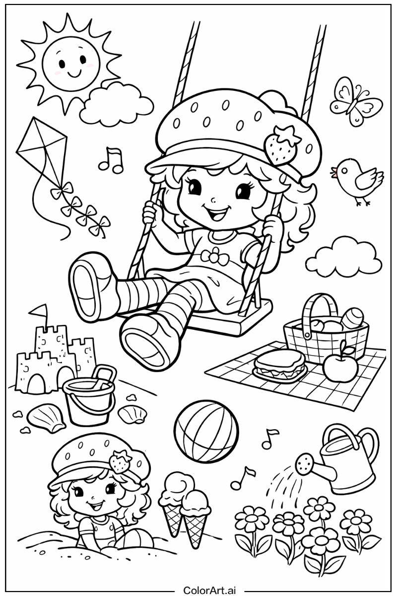 Strawberry Shortcake Having Fun 3