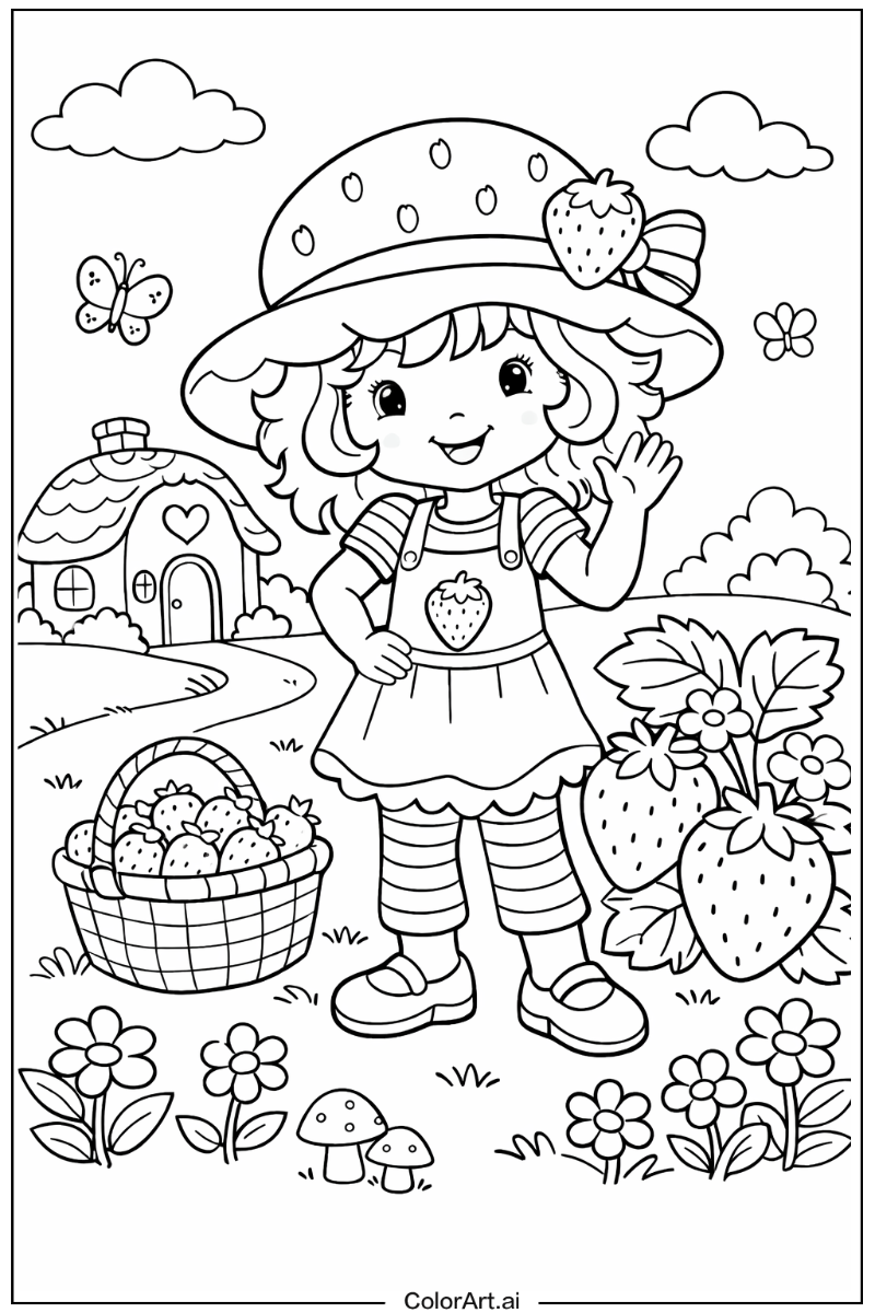 Strawberry Shortcake in a Garden 4