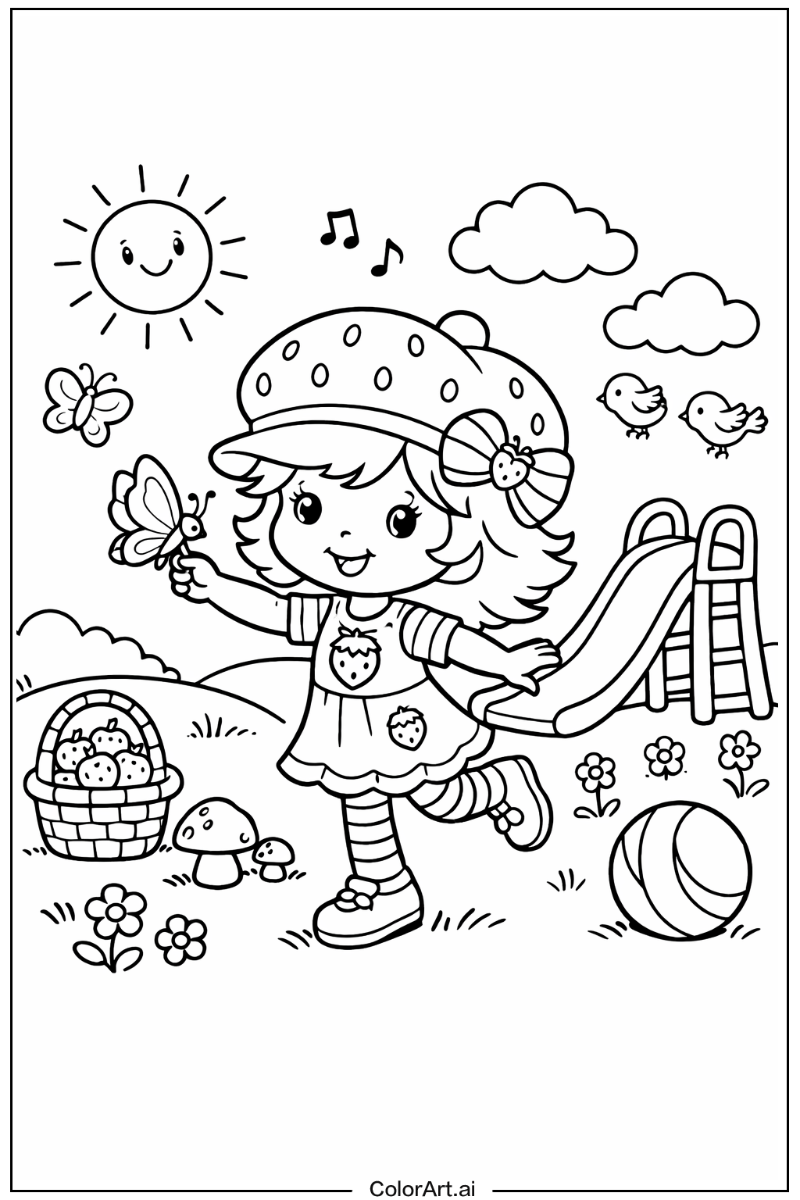 Strawberry Shortcake Playing Outside 4