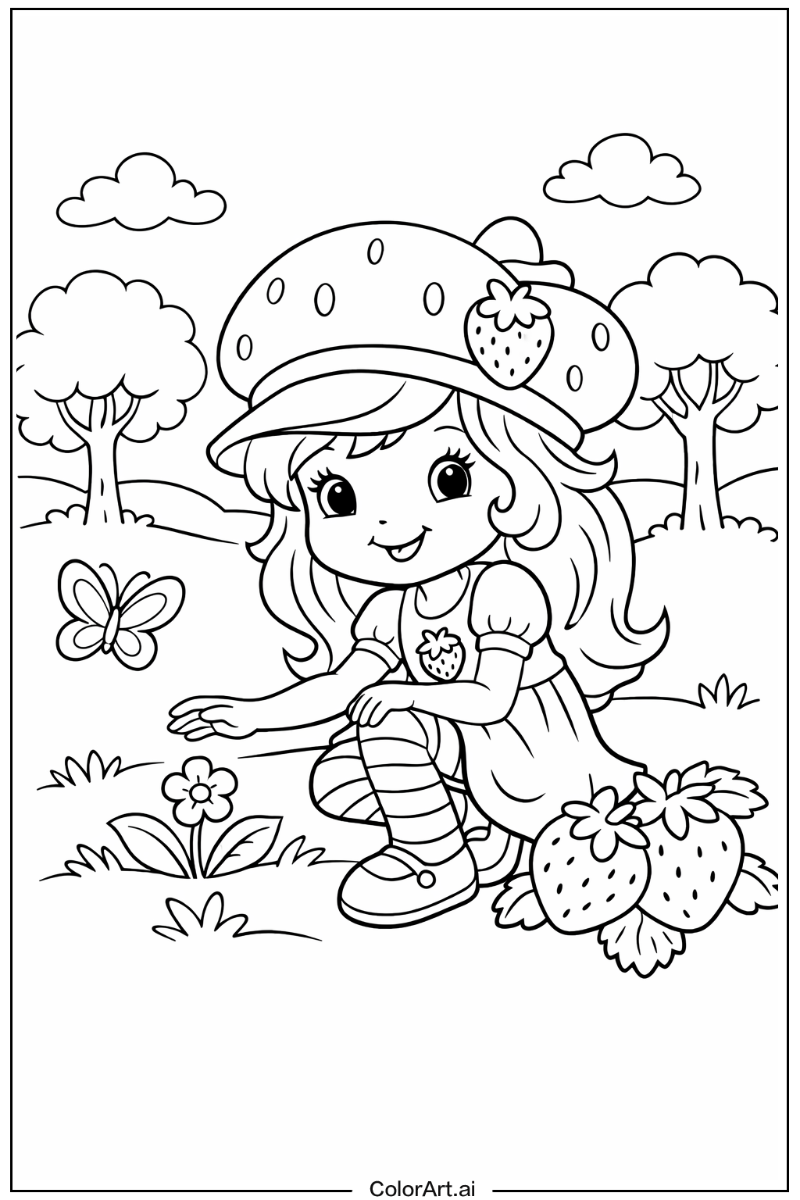 Strawberry Shortcake in Nature 4