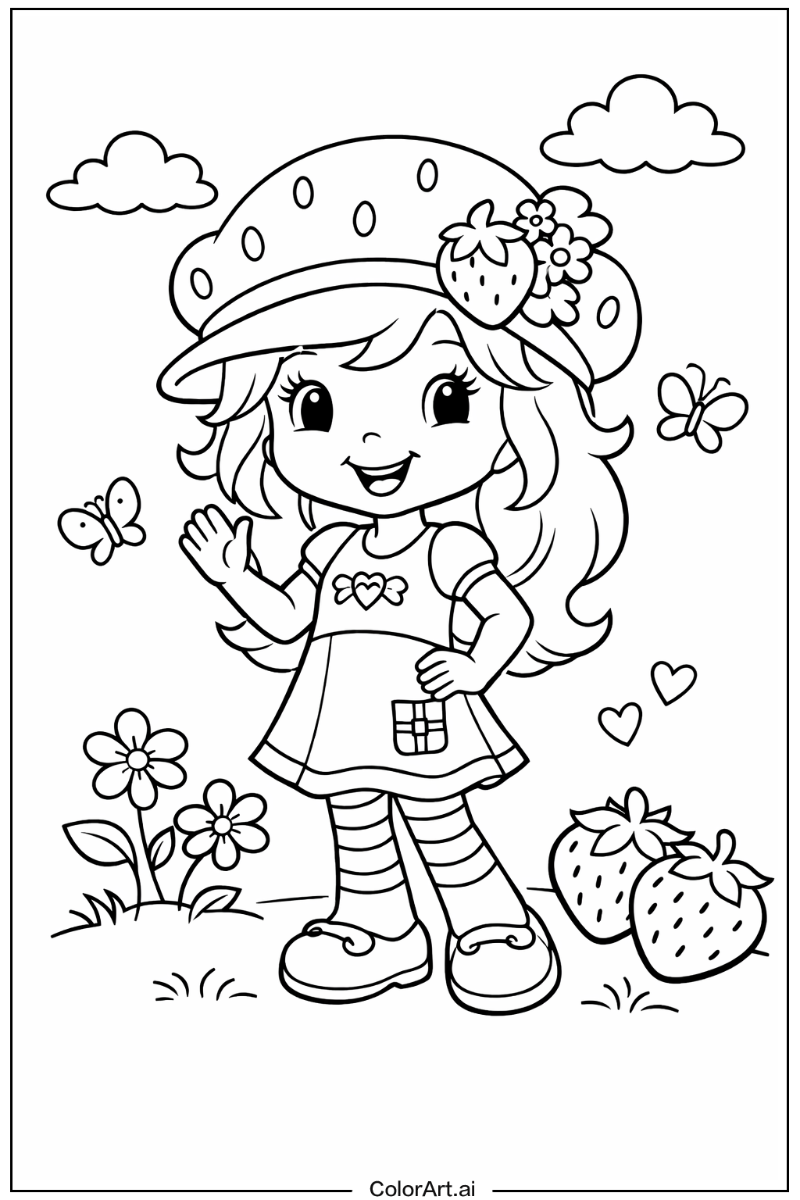 Smiling Strawberry Shortcake 4