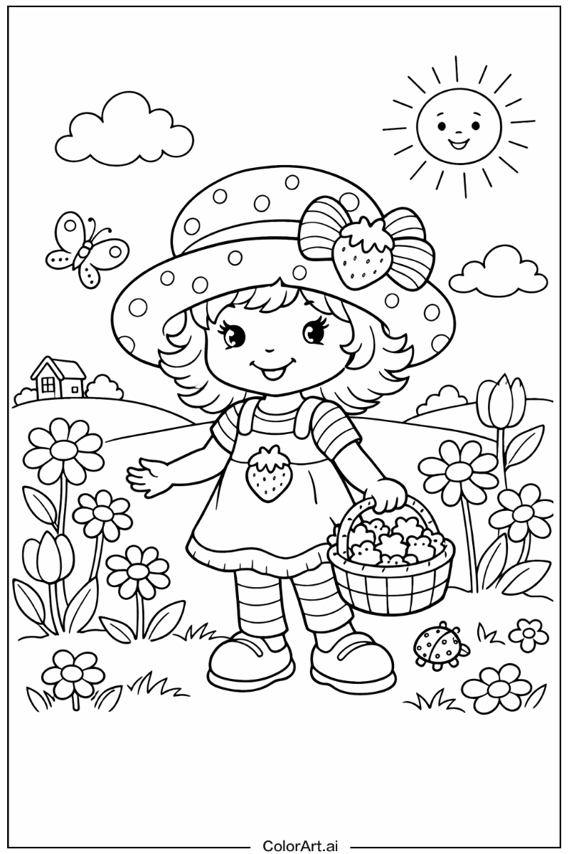 Strawberry Shortcake in a Garden 5