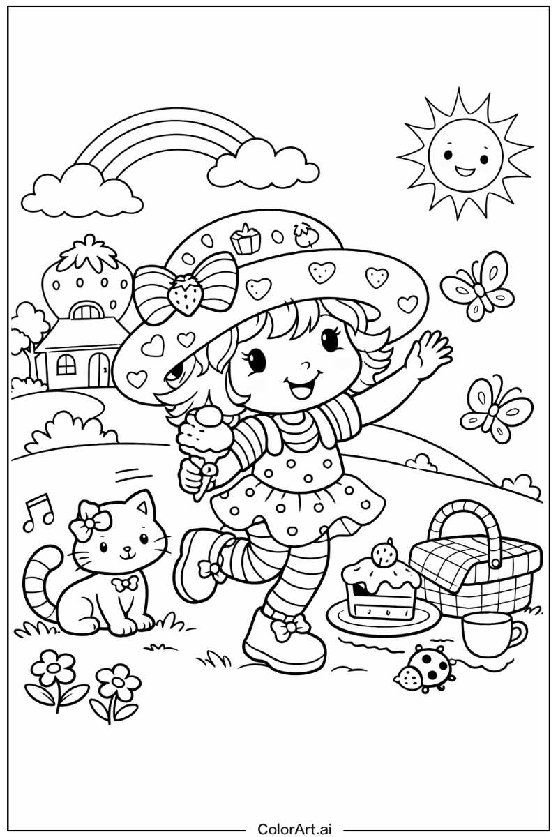 Strawberry Shortcake Playing Outside 5