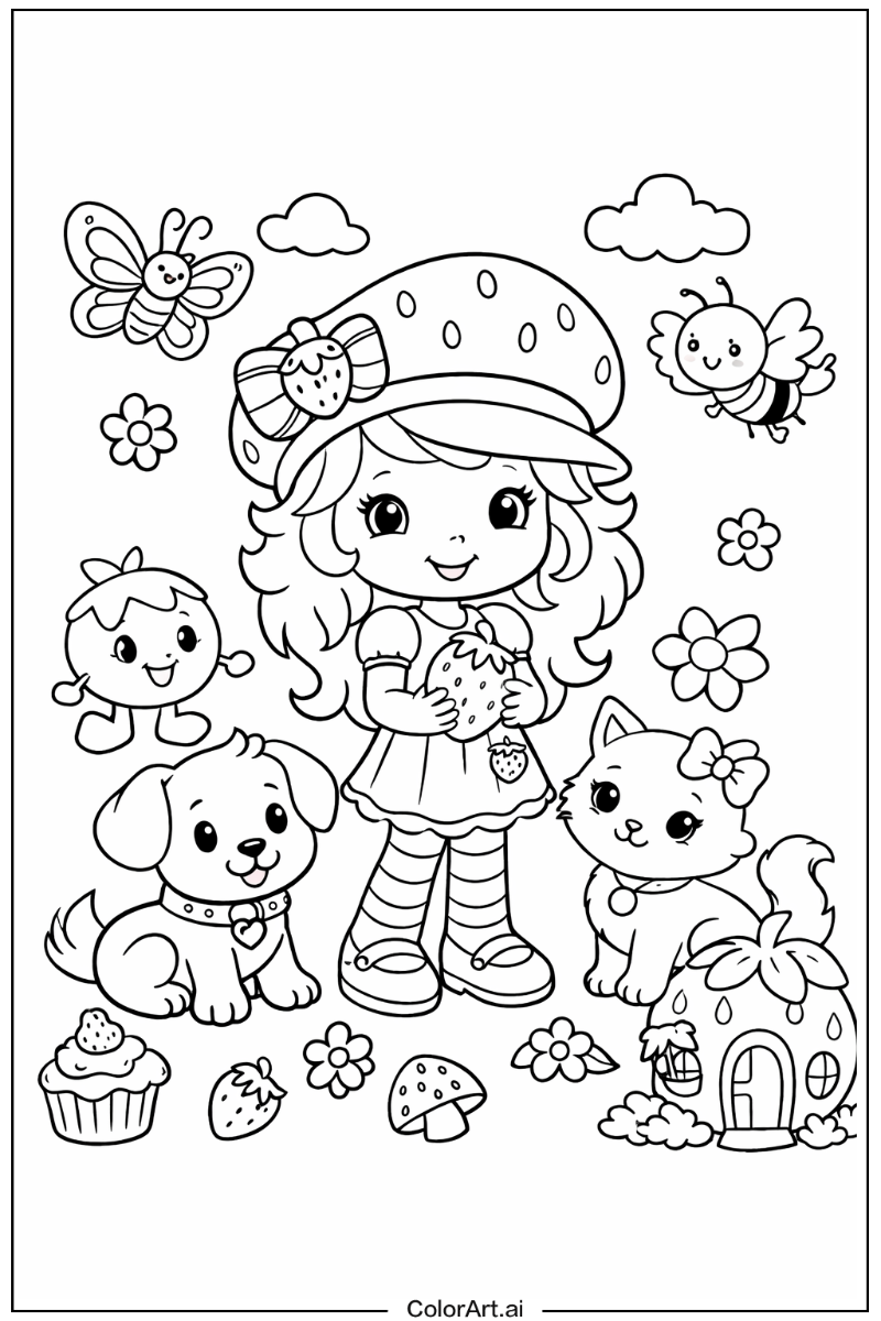 Strawberry Shortcake with Friends 1