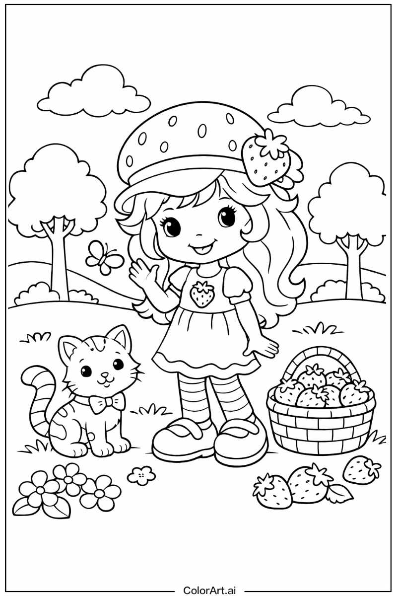 Strawberry Shortcake in Nature 1