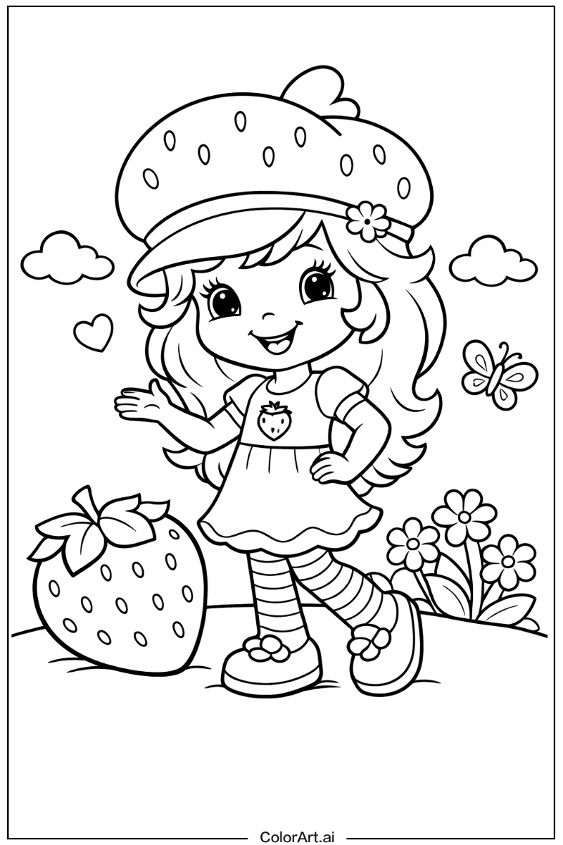 Smiling Strawberry Shortcake 1