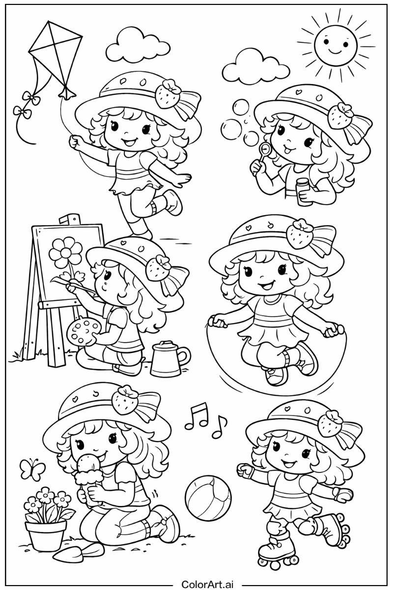Strawberry Shortcake Having Fun 1