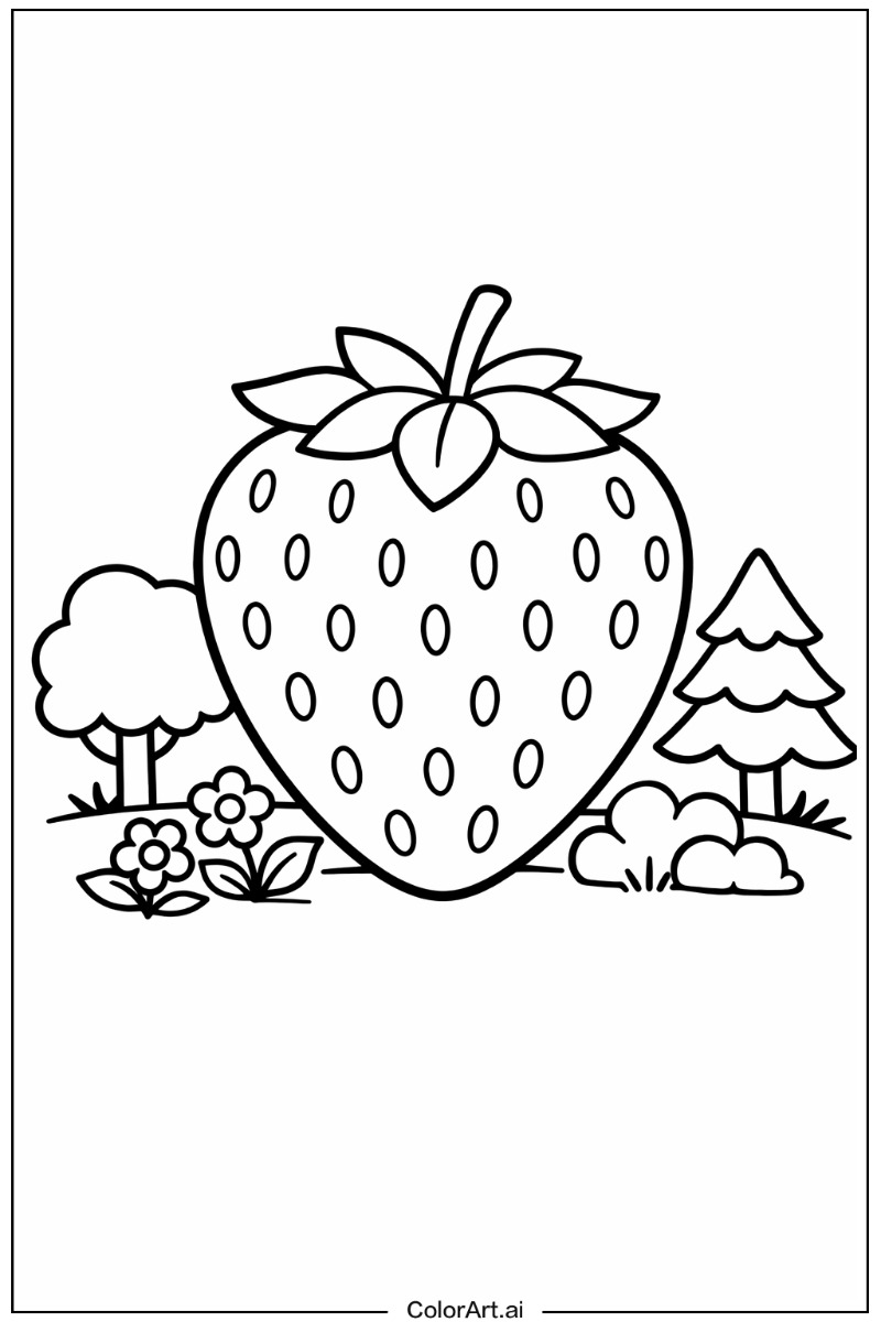 strawberry in Nature 2