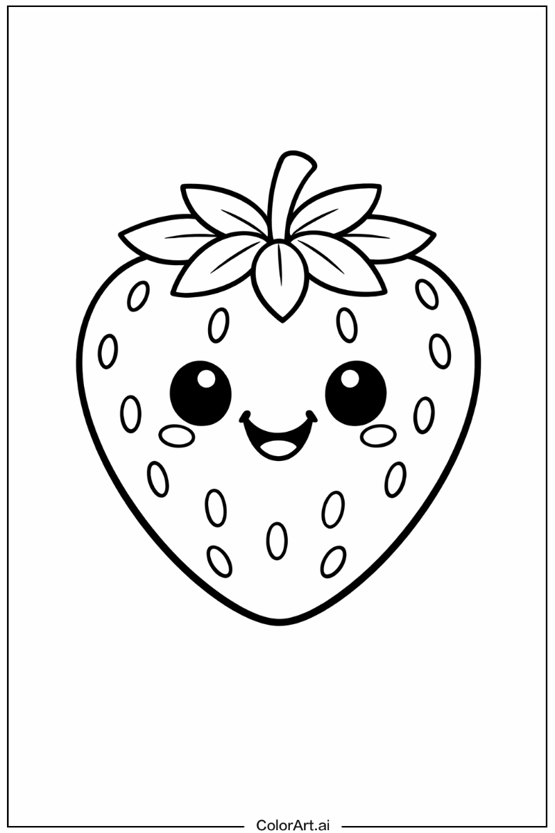 Smiling strawberry 2